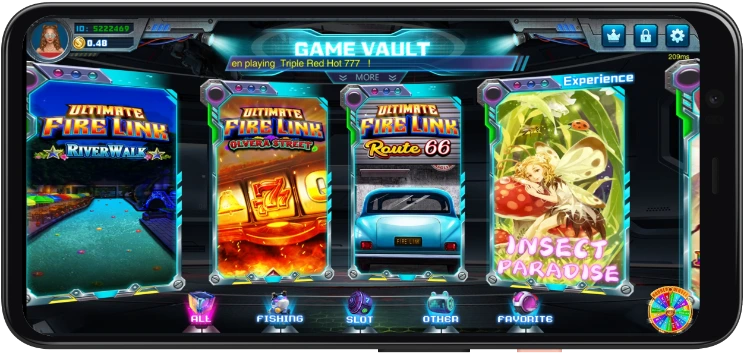 Game Vault game lobby screenshot